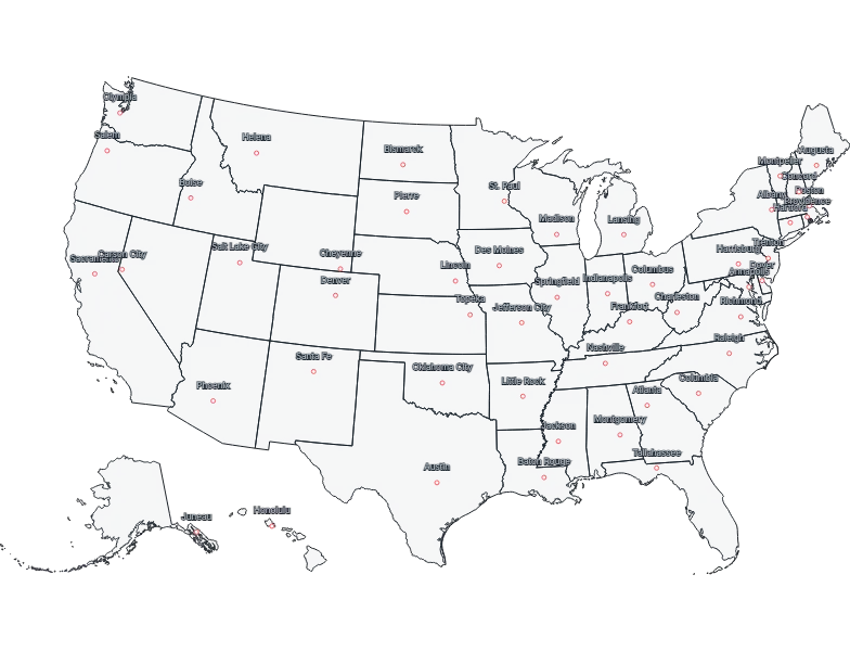 GeoPoint - us-state-capitals